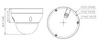 Камера видеонаблюдения Dahua DH-IPC-HDPW1230R1P-ZS-2812-S5