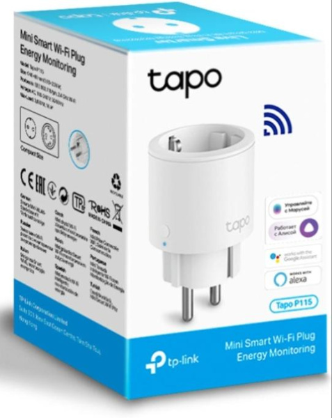 Умная розетка Tapo P115 1-pack