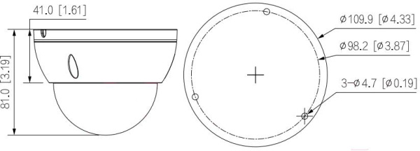 Камера видеонаблюдения Dahua DH-IPC-HDBW2241EP-S-0280B