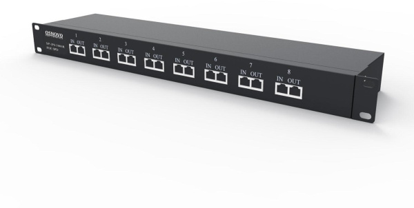 Грозозащита Osnovo SP-IP8/1000PR 1U