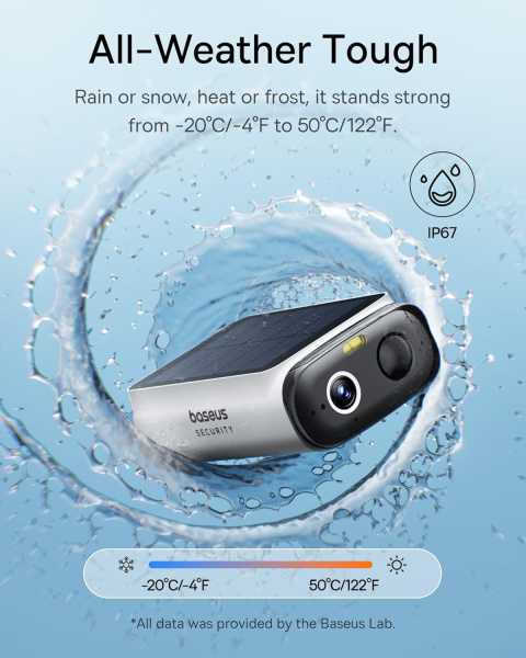 Камера видеонаблюдения Baseus Security S1 Lite S00033 White (S0003300)