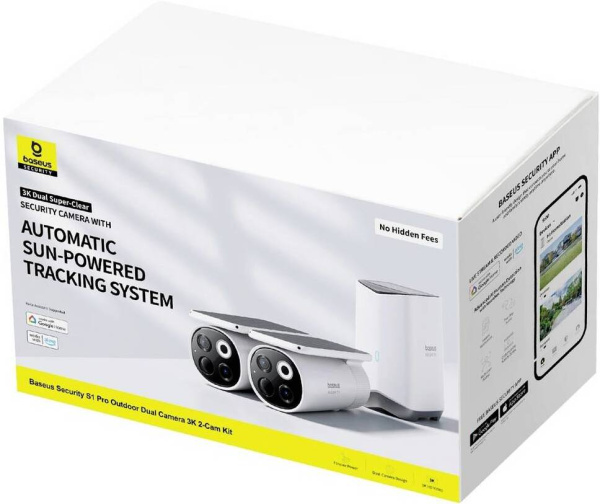 Камера видеонаблюдения Baseus Security S1 Pro Dual S0SU00 White (S0TX002131)
