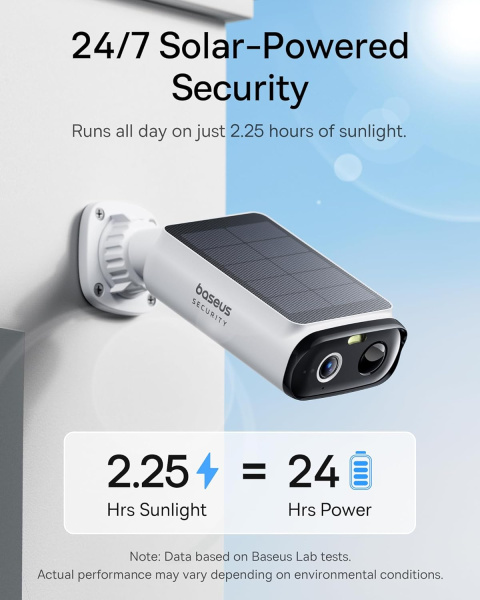 Камера видеонаблюдения Baseus Security S1 Lite S00033 White (S0003300)