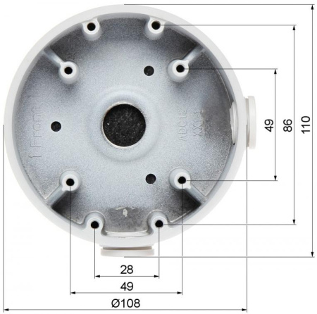 Кронштейн для камер видеонаблюдения Dahua DH-PFA139